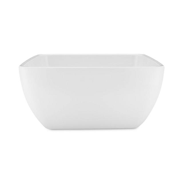 Q Squared Diamond Square 10.5" Melamine Serving Bowl