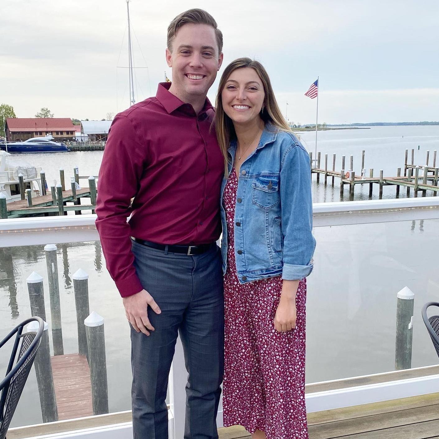 Celebrating Carley and Michael before their wedding!