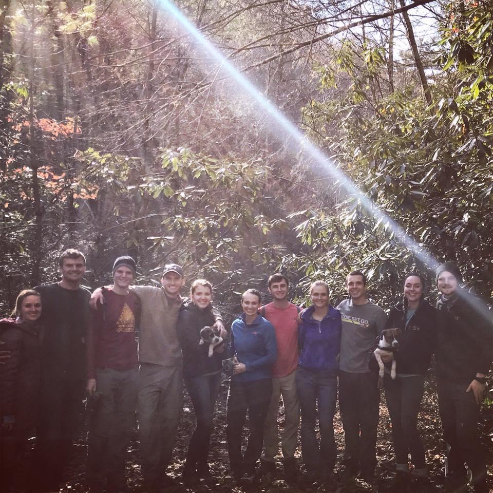 Camping trip with lots of friends! Happy memories!