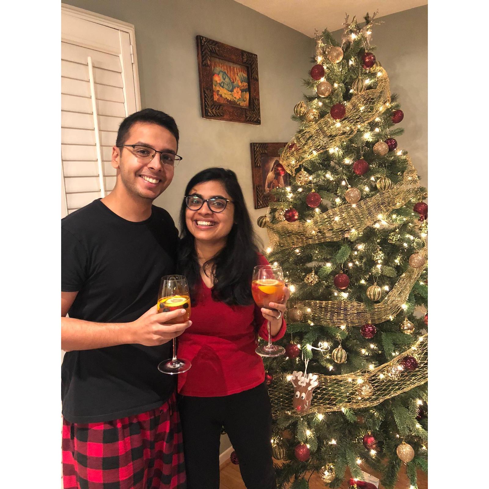 Our last Christmas before we tie the knot!!