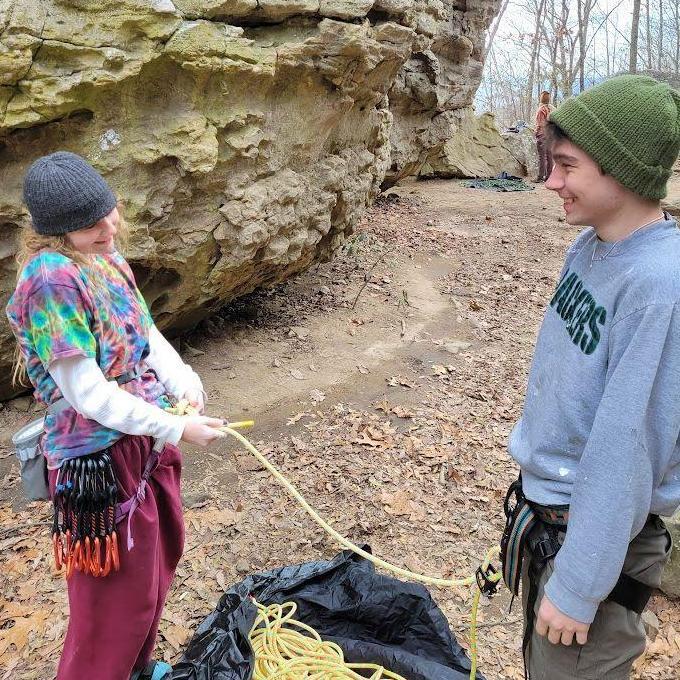 Rock climbing in Alabama!