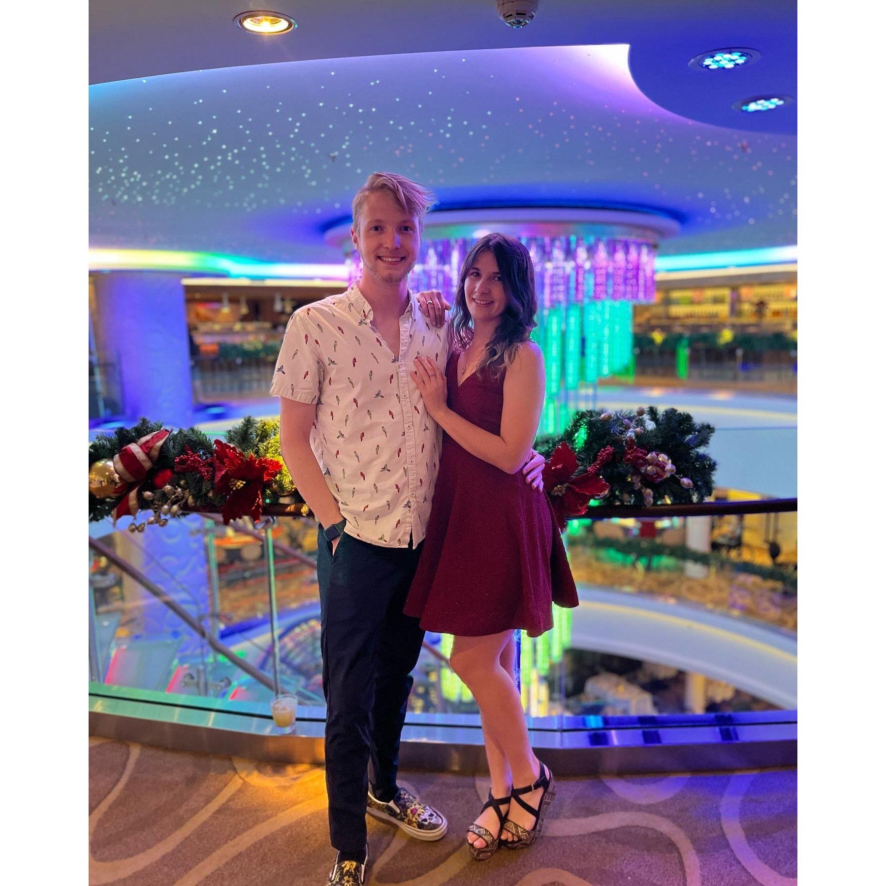 We took our first cruise together in 2021!