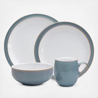 Azure 4-Piece Place Setting, Service for 1