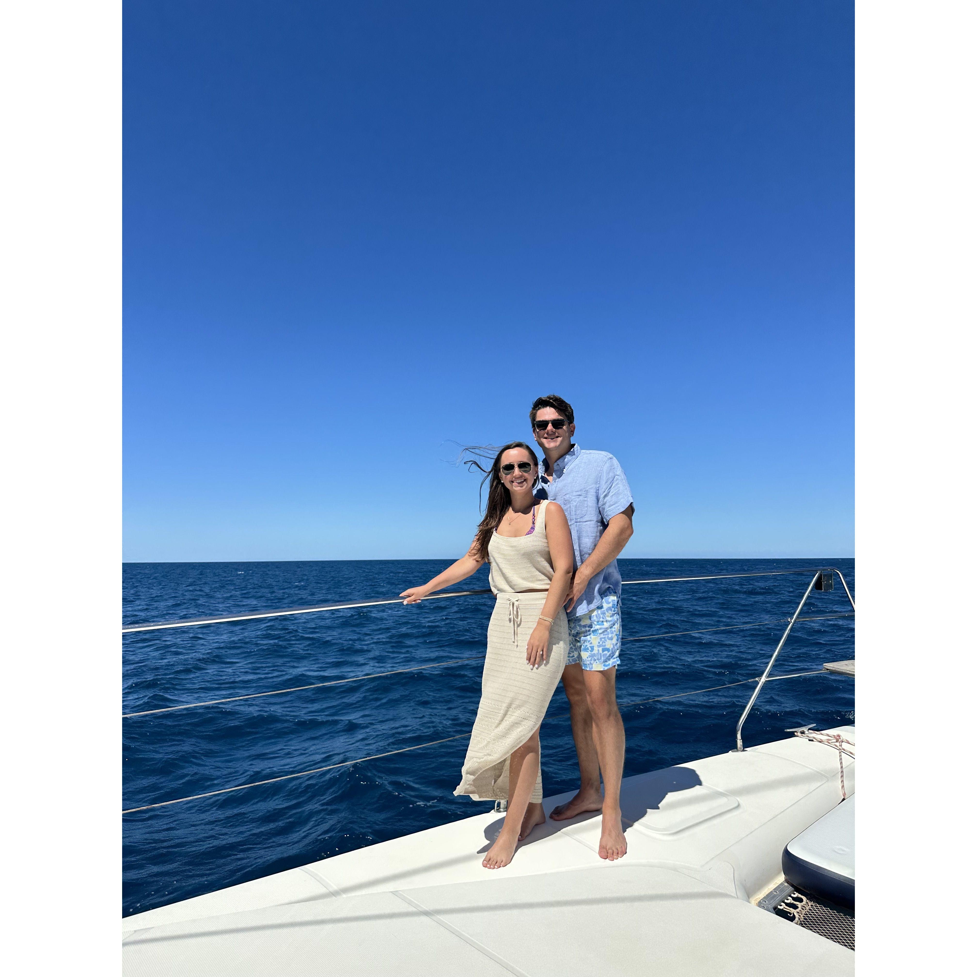 Boat day after proposal!