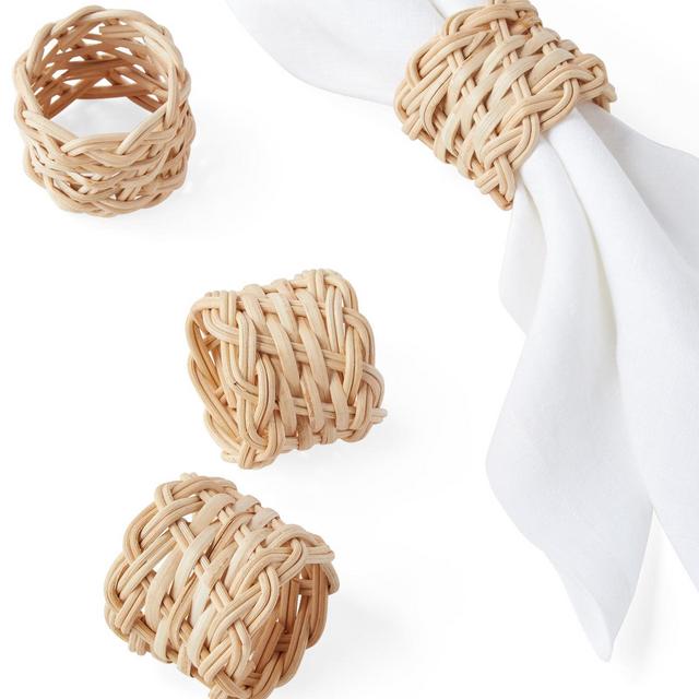 Wicker Napkin Ring (Set of 4)