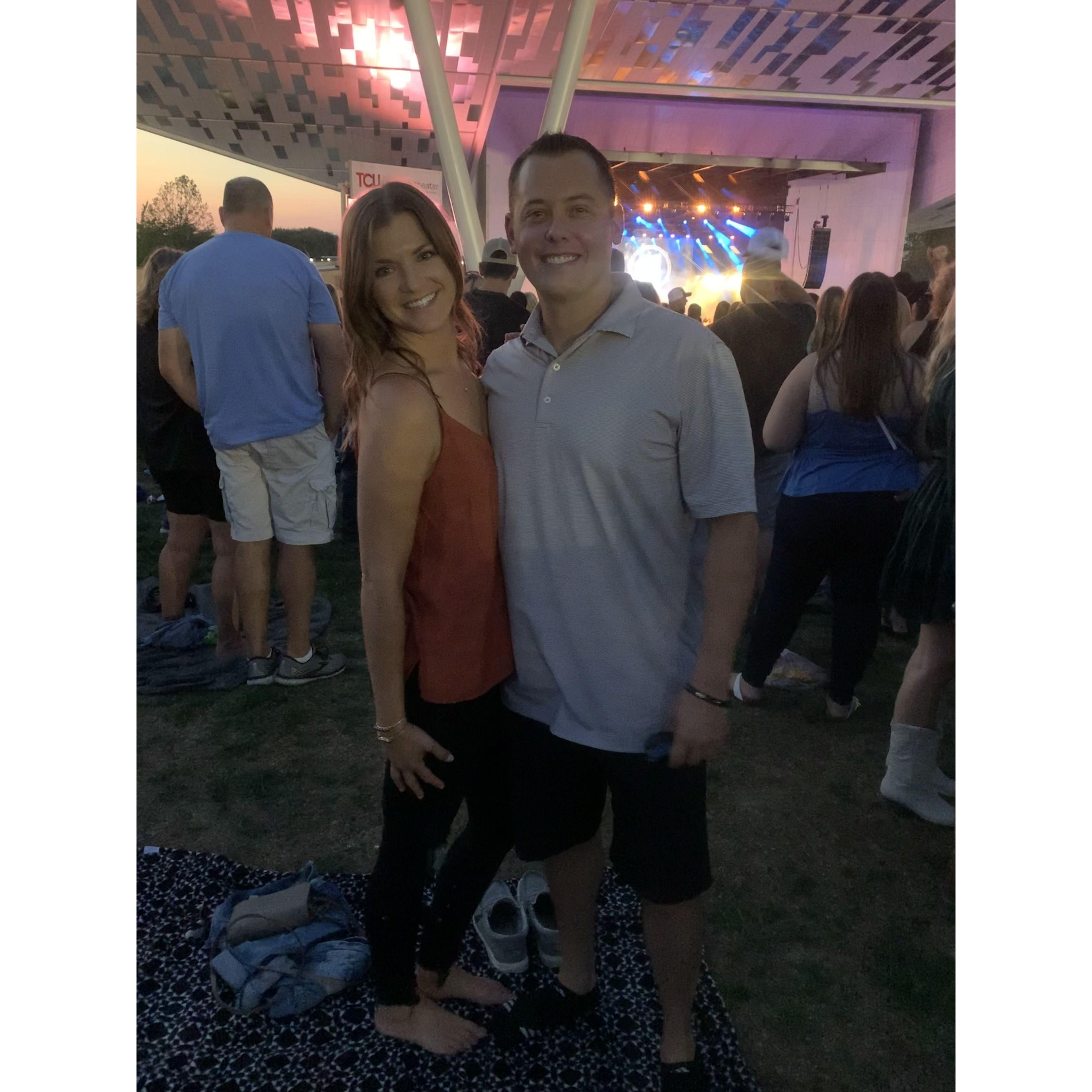 Our first concert. Lee Brice