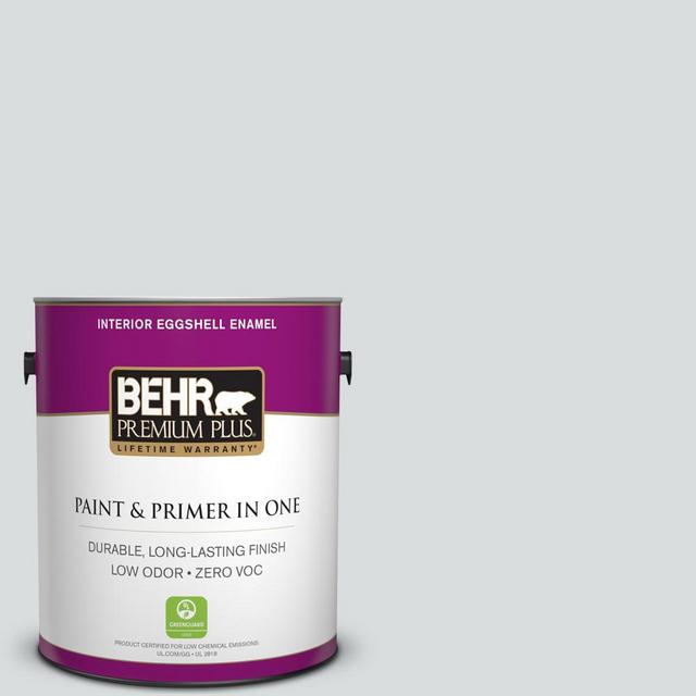 1-gal. #N500-1 Shiny Luster Eggshell Enamel Interior Paint