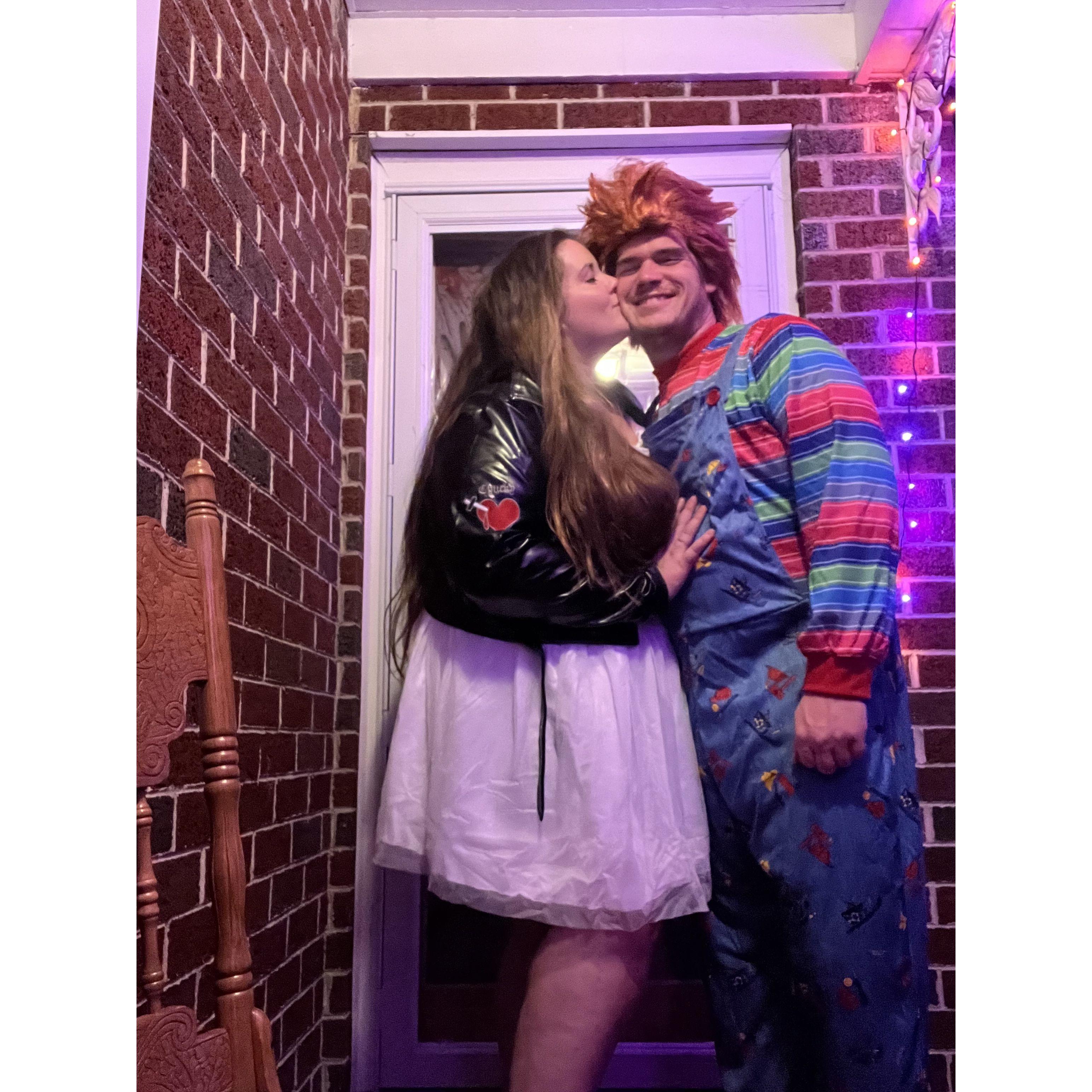 Third Halloween together, First Halloween in our new house!