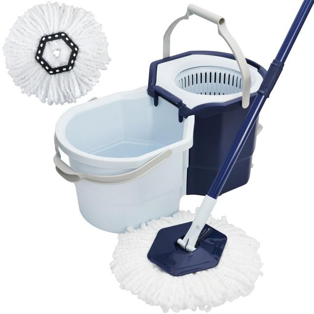 Casabella Clean Water Spin Mop with Extra Refill
