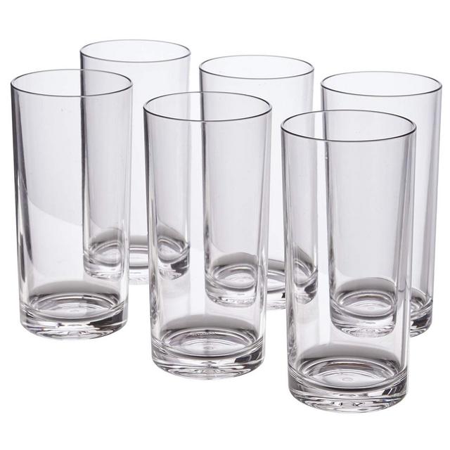 Classic 16-ounce Premium Quality Plastic Tumblers | set of 6