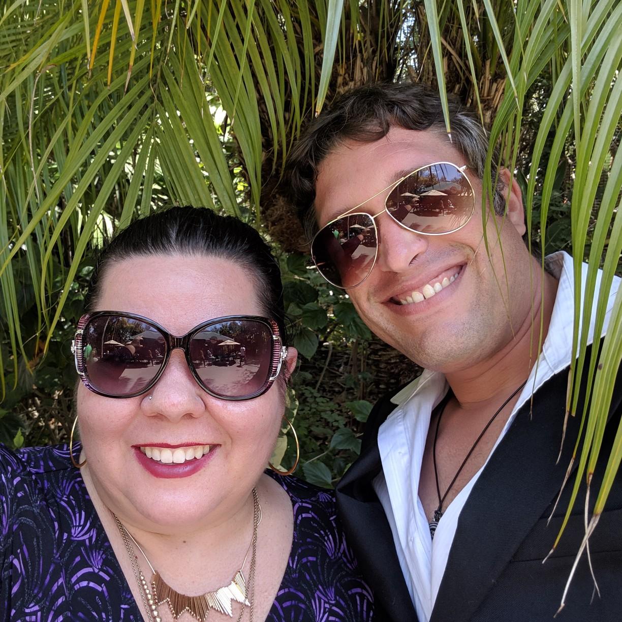 Hiding in the bushes at the zoo April 2019