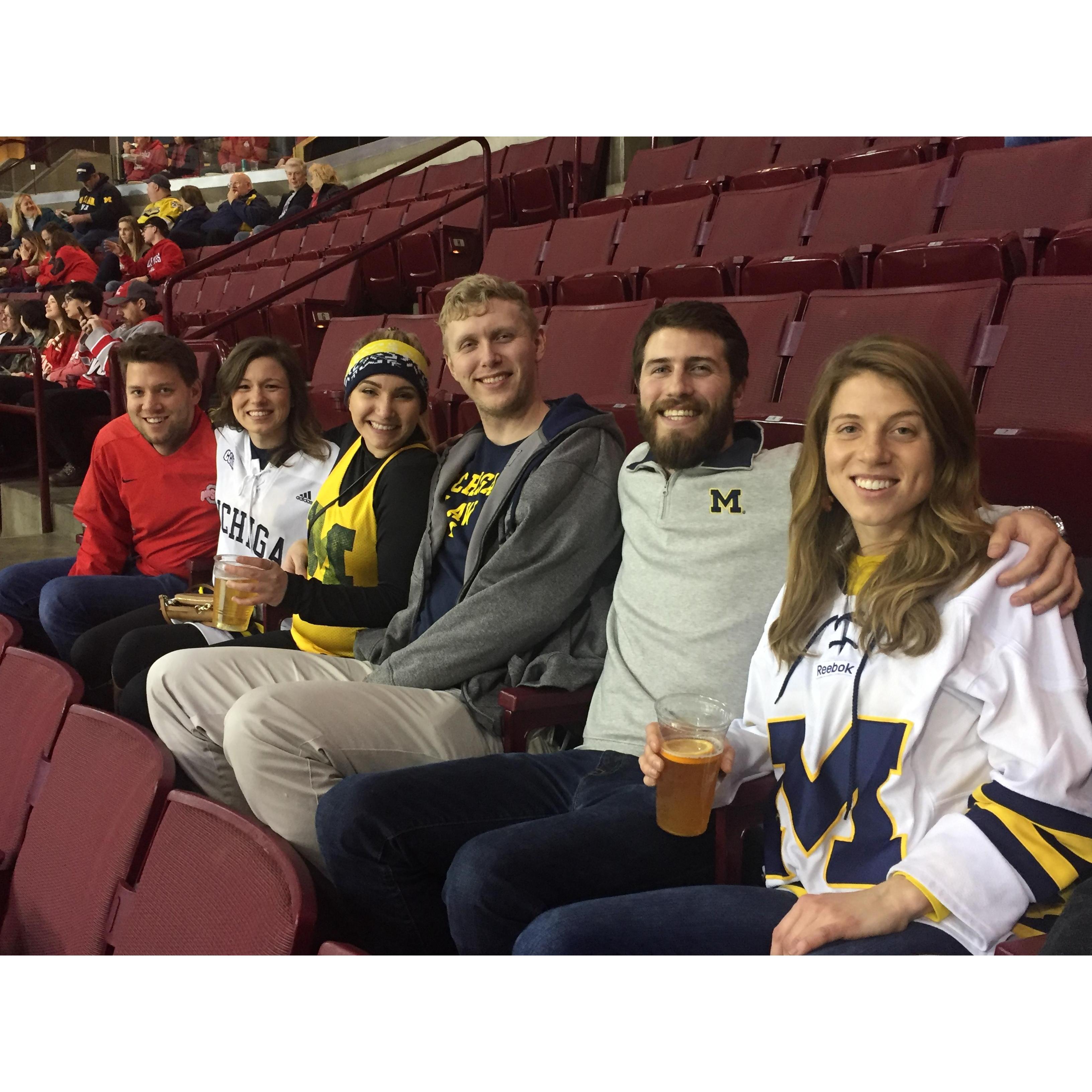 Courtney's not-so-annual-anymore annual Michigan-OSU hockey game