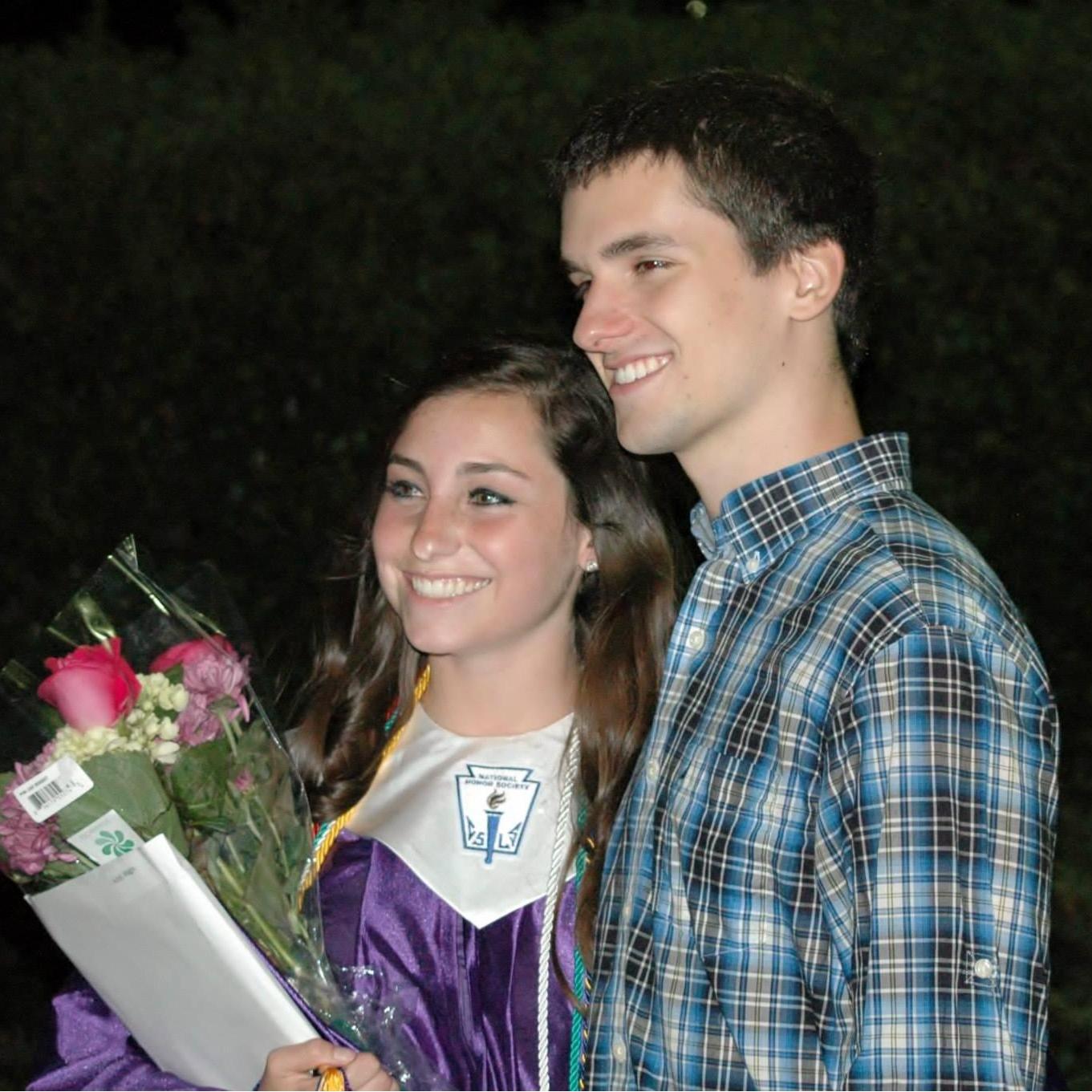 Maggie's high school graduation in 2013.