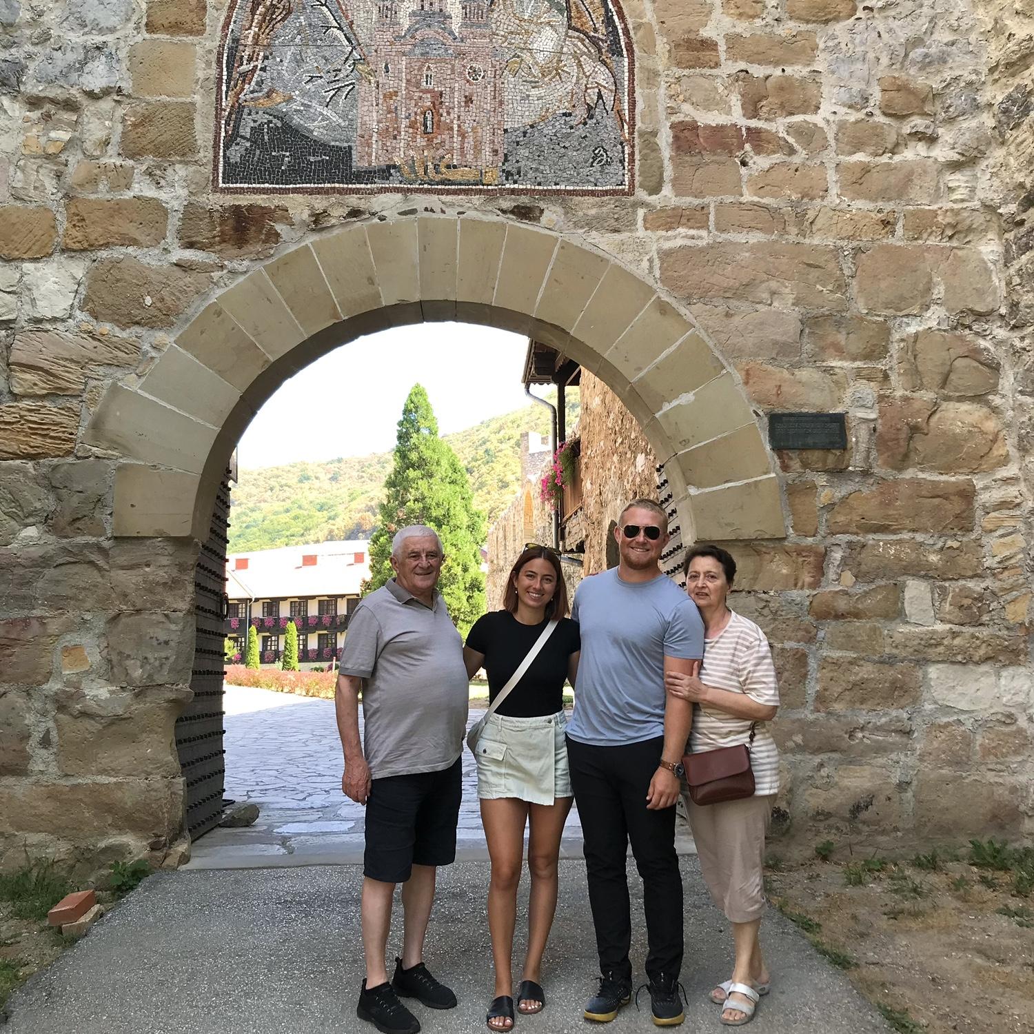 Visiting old monasteries in Serbia 2024, with Mina's aunt and uncle