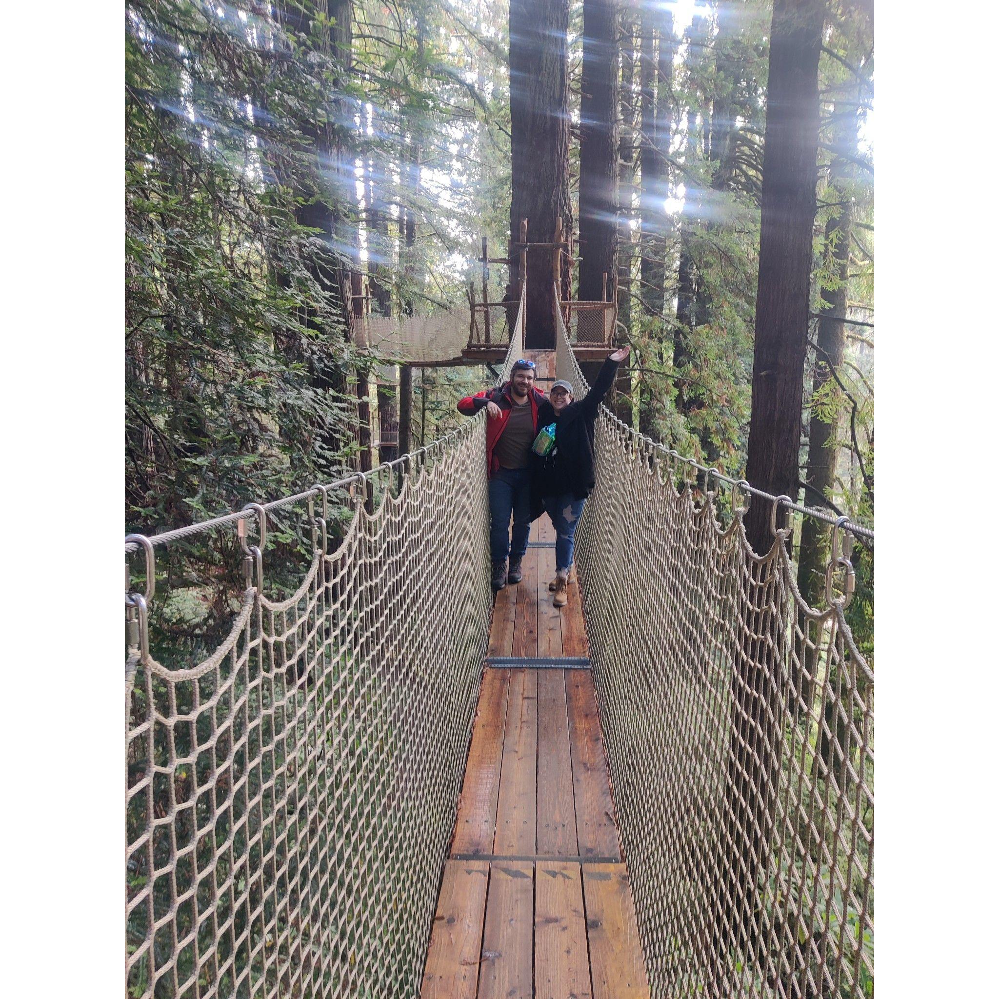 Playing in the CA Redwood Forest