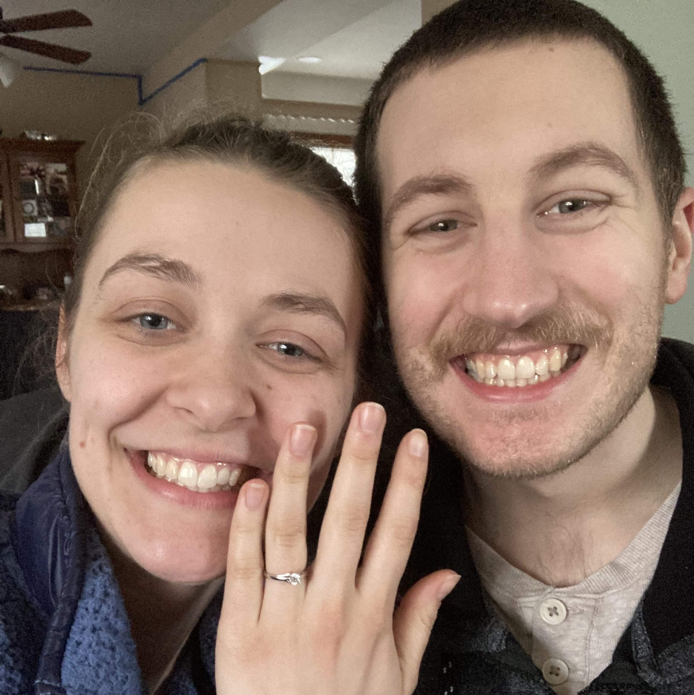 The day we got engaged! 