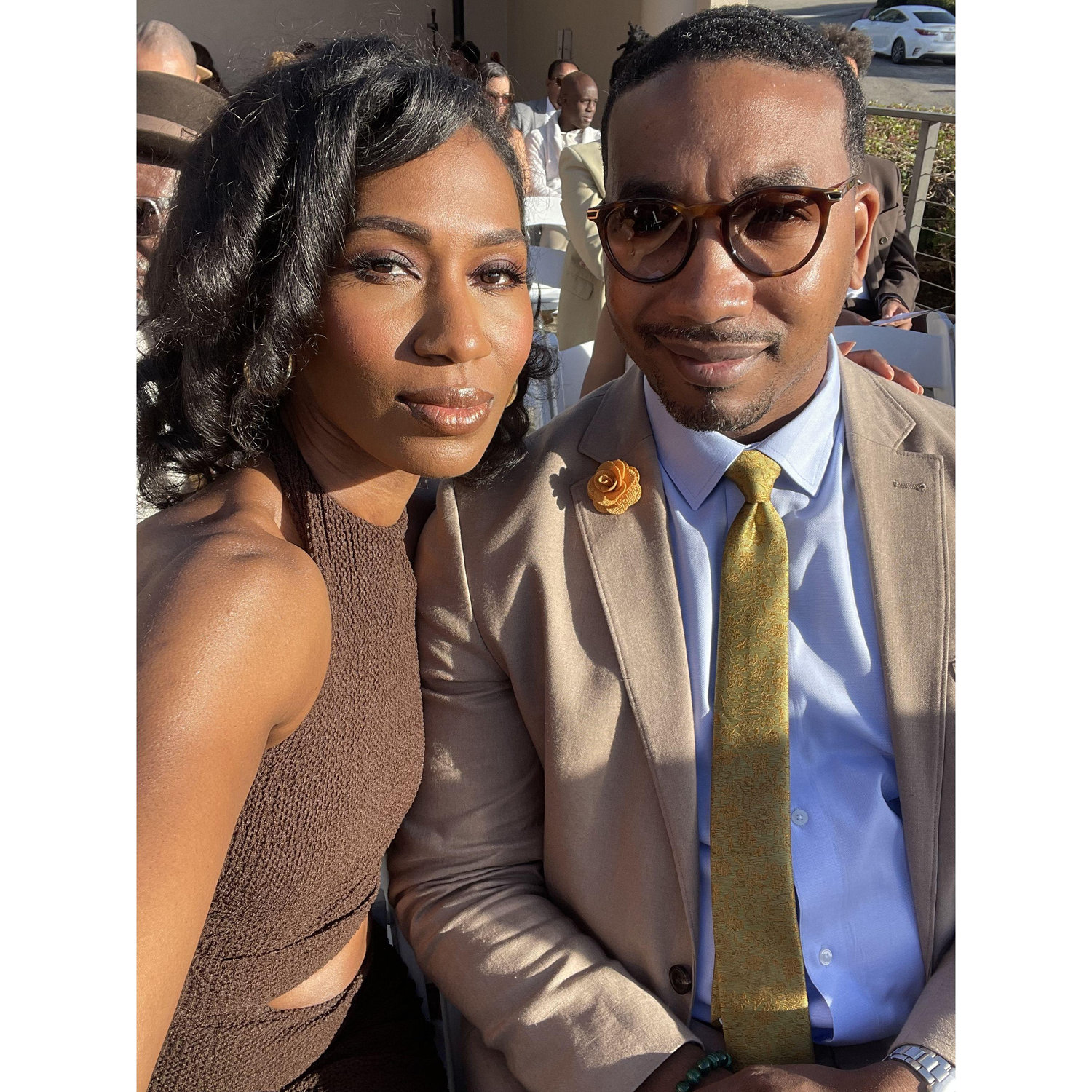 Our first wedding we attended together in LA.