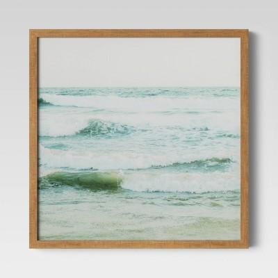 16" x 16" Ocean Framed Print - Threshold™