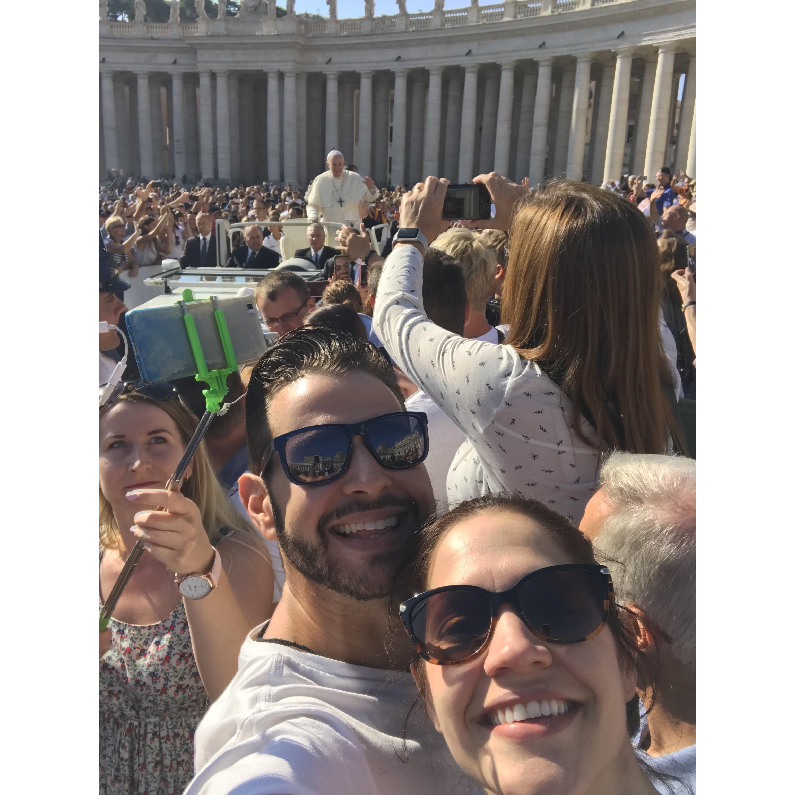 We met the Pope, y'all!