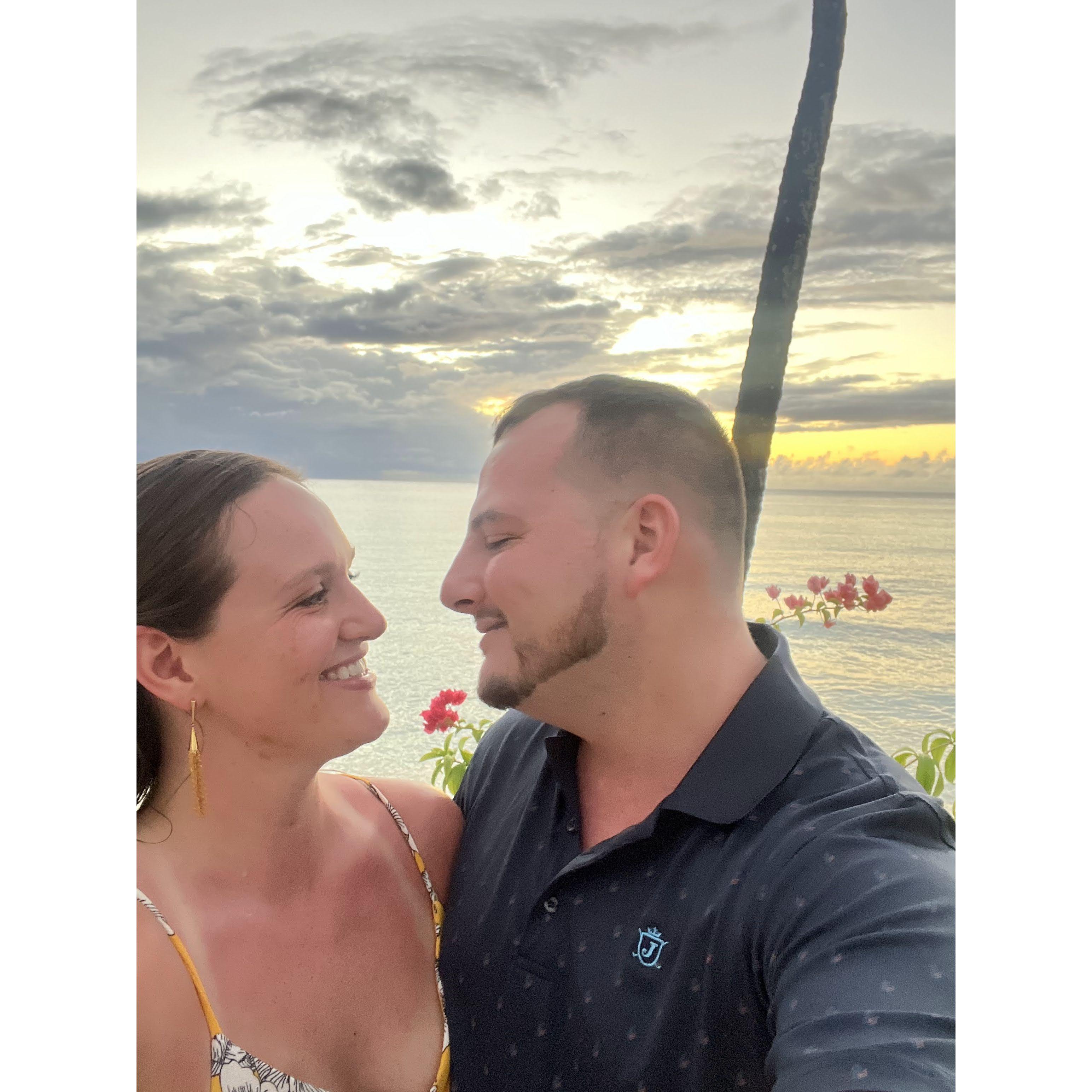 Travis took Kate to Barbados for her 30th birthday.