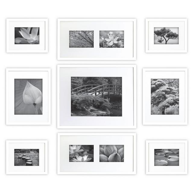Gallery Perfect Picture Frame White 9pk - Gallery Solutions