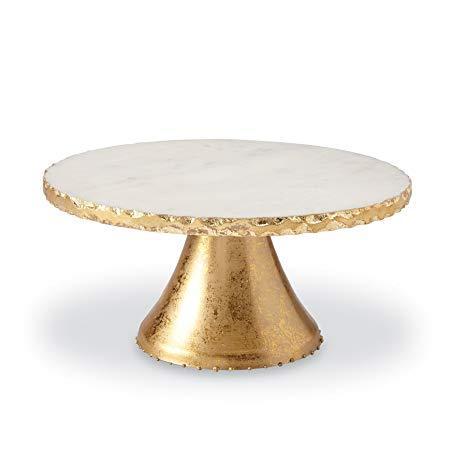 Mud Pie ~ Marble and Gold Cake Stand, Price $46.95 in Tupelo, MS from Elizabeth Clair's