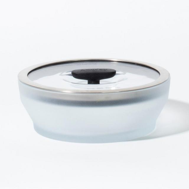 Anyday Microwave Cookware The Medium Shallow Dish, Black Sesame