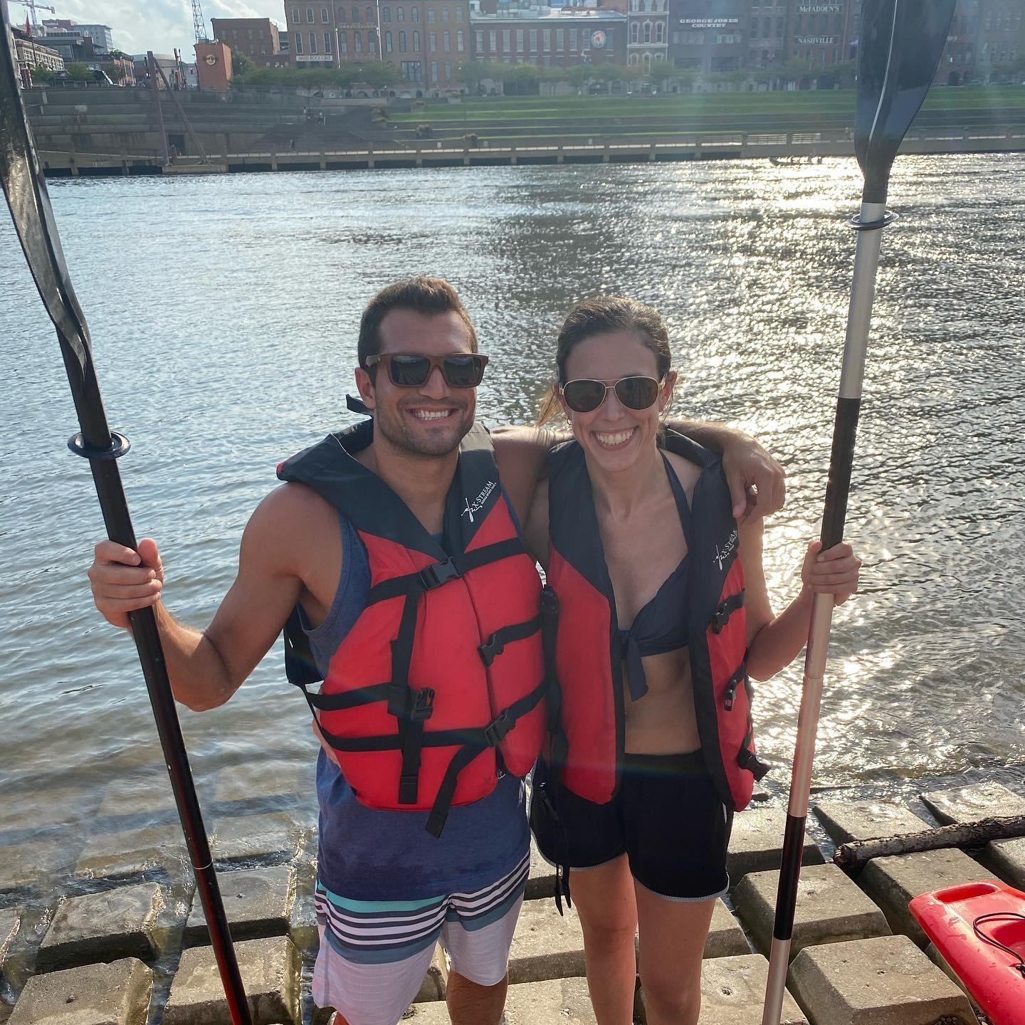 Kayaking in Nashville, August 2020