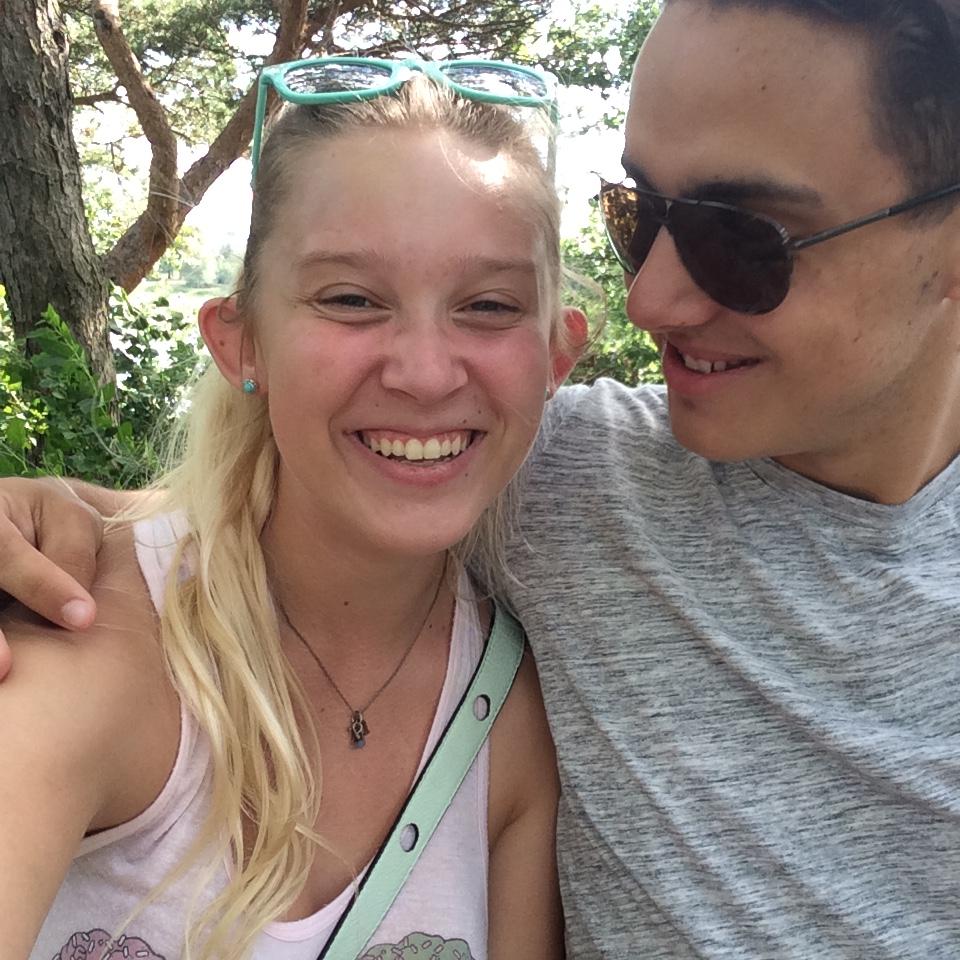 our first anniversary - we went to the Botanic Gardens