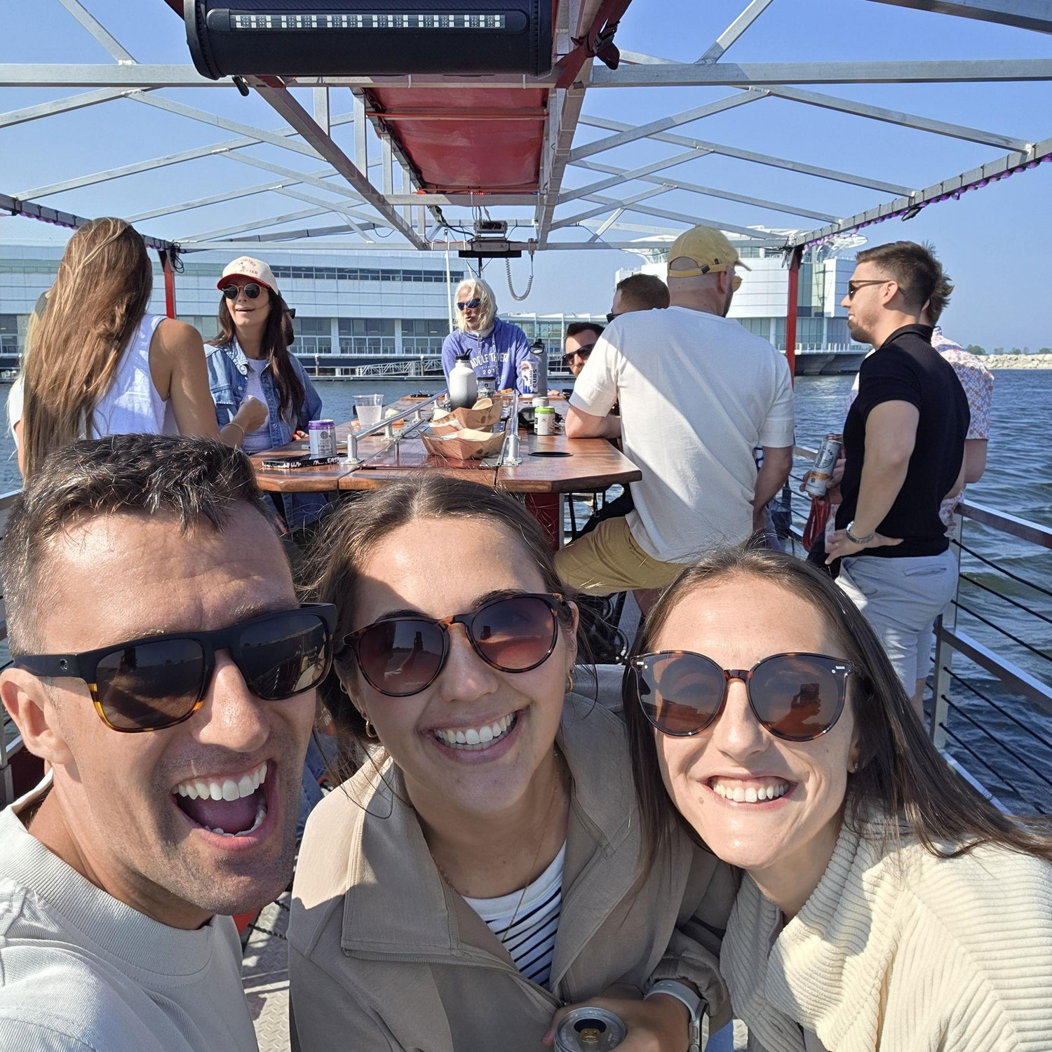 River boat in Milwaukee with our friends!