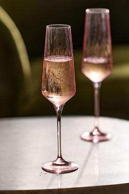 Reflections Flute Glasses, Set of 4