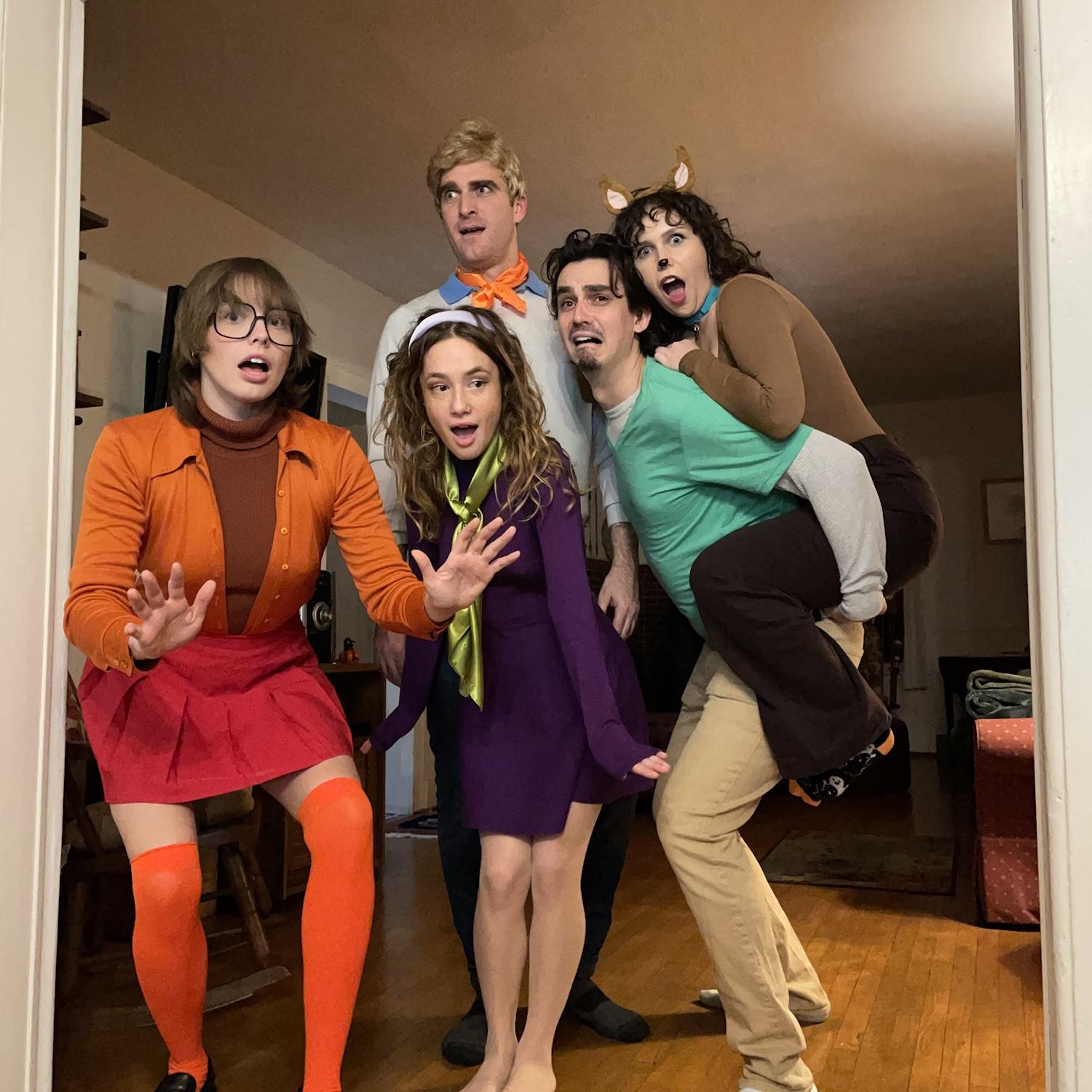 Bridesmaids Al & Randi, Groomsmen Alec 

Mystery Inc.