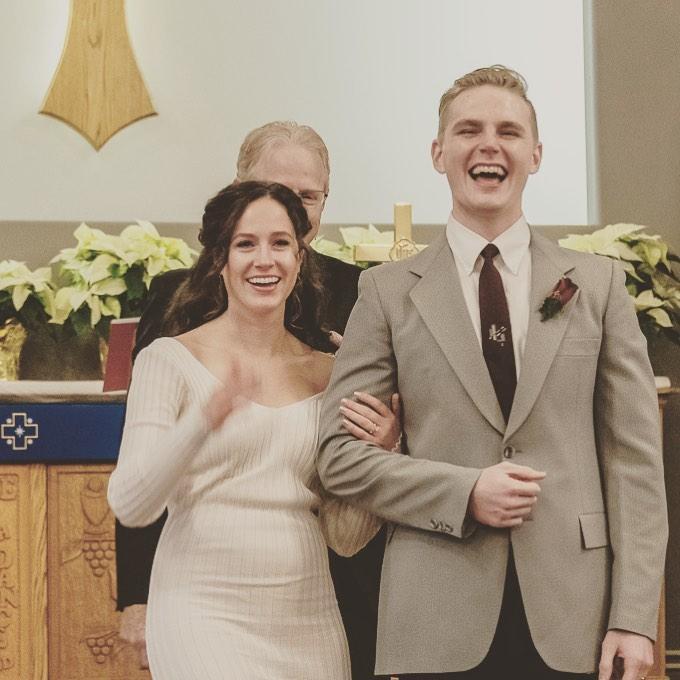 "I now pronounce you husband and wife!"