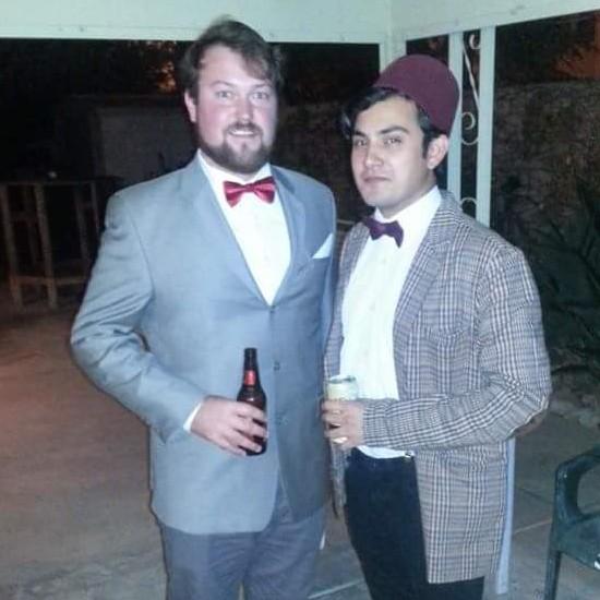 The groom and his groomsmen Jeff.