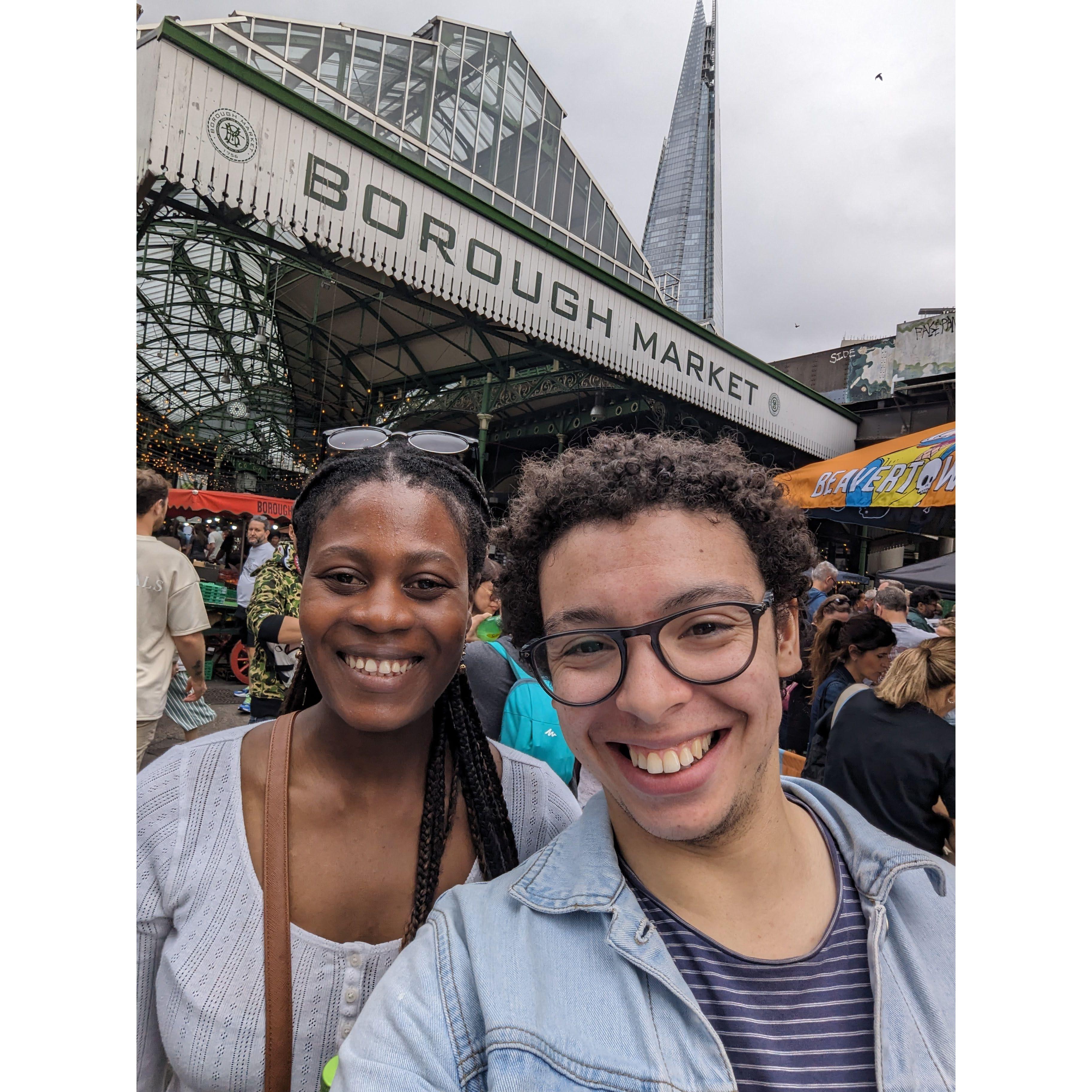 London day out in borough market