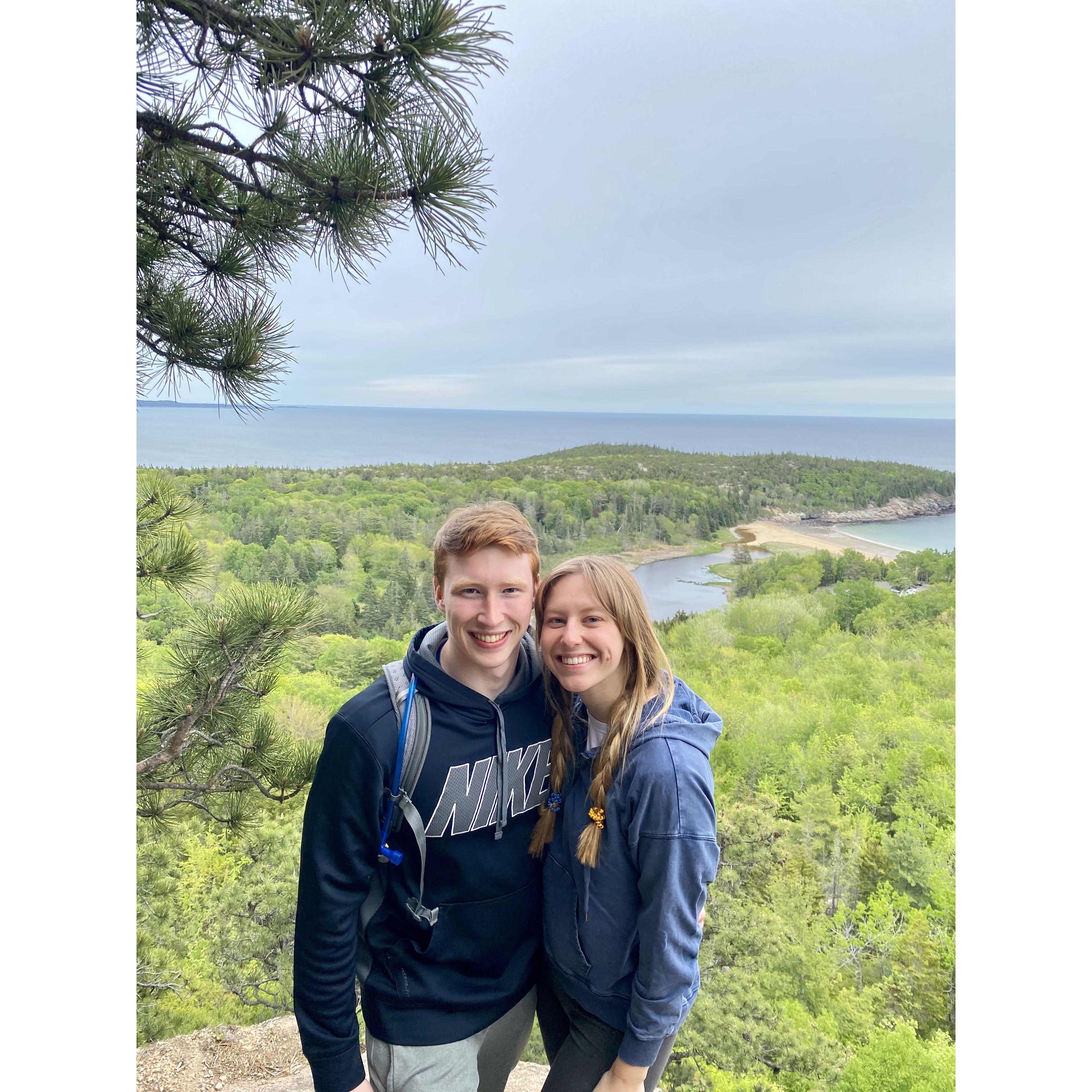 Hiking in Acadia national park