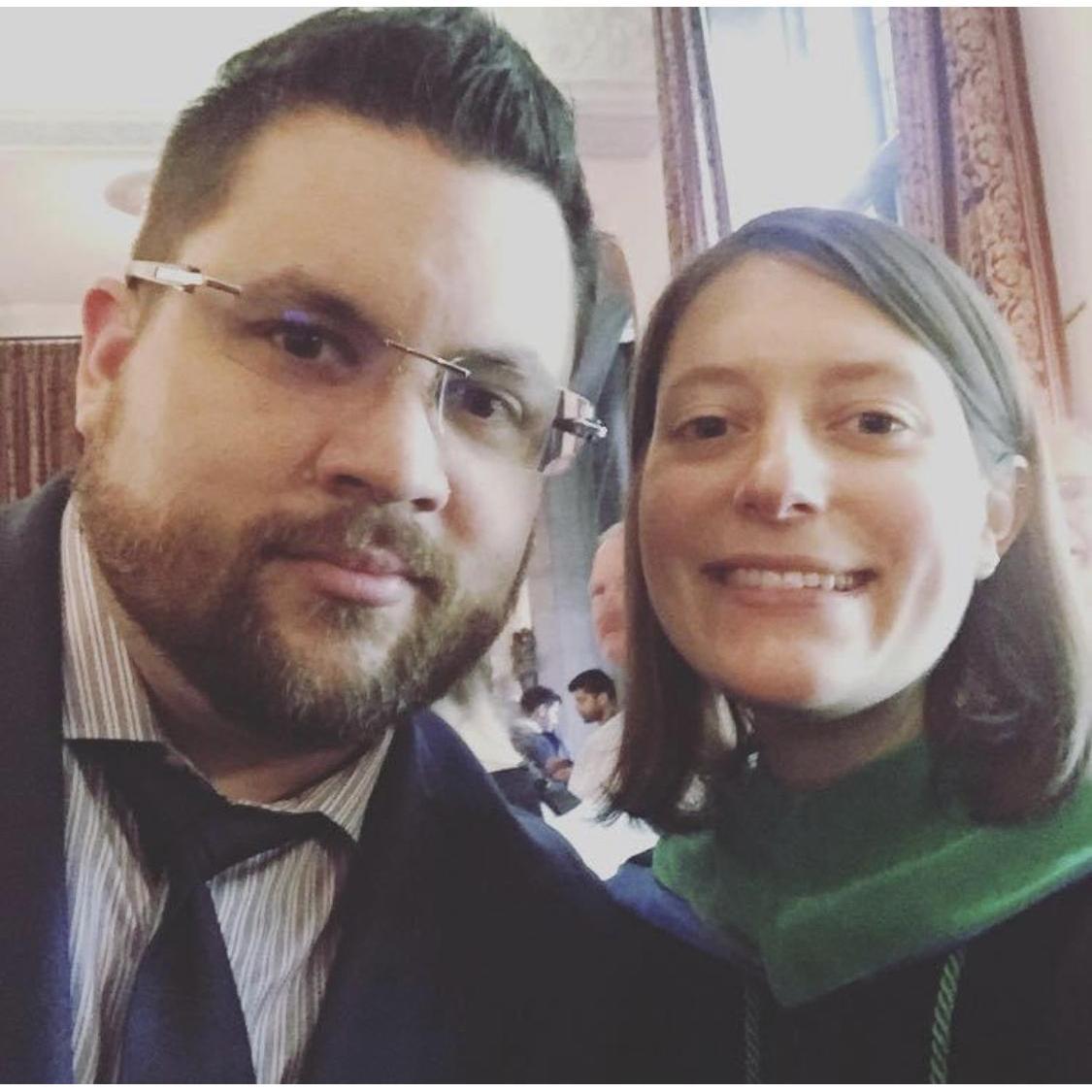 Aimee's graduation from Optometry school.