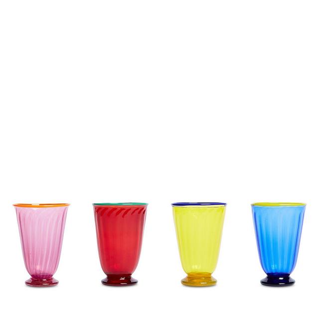 La DoubleJ Rainbow Glasses, Mixed Set of 4