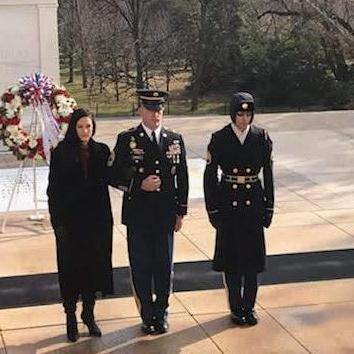 The Wreath Laying at the Tomb of the Unknown Solider Dec. 2018