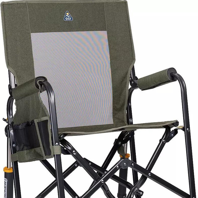 GCI Outdoor Stowaway Rocker in Heathered Loden