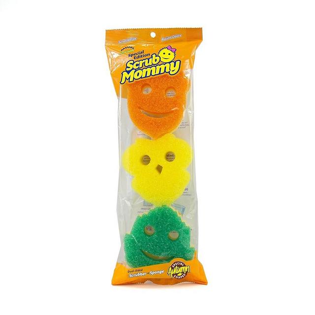 Scrub Daddy Scrub Mommy Special Edition Fall - Scratch-Free Multipurpose Dish Sponge - BPA Free & Made with Polymer Foam - Stain & Odor Resistant Kitchen Sponge (3ct)