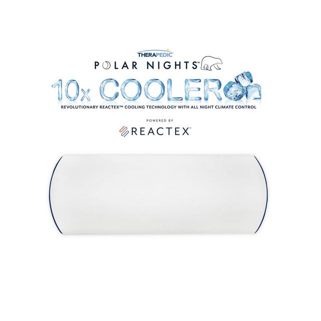 Therapedic® Polar Nights™ 10x Cooling Neck Roll Pillow