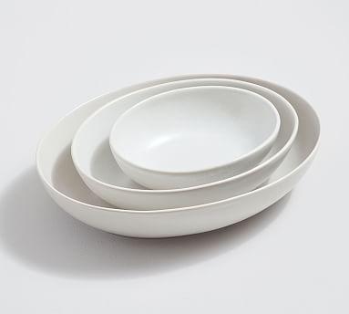 Mason Stoneware Oval Serving Bowls (set of 3)
