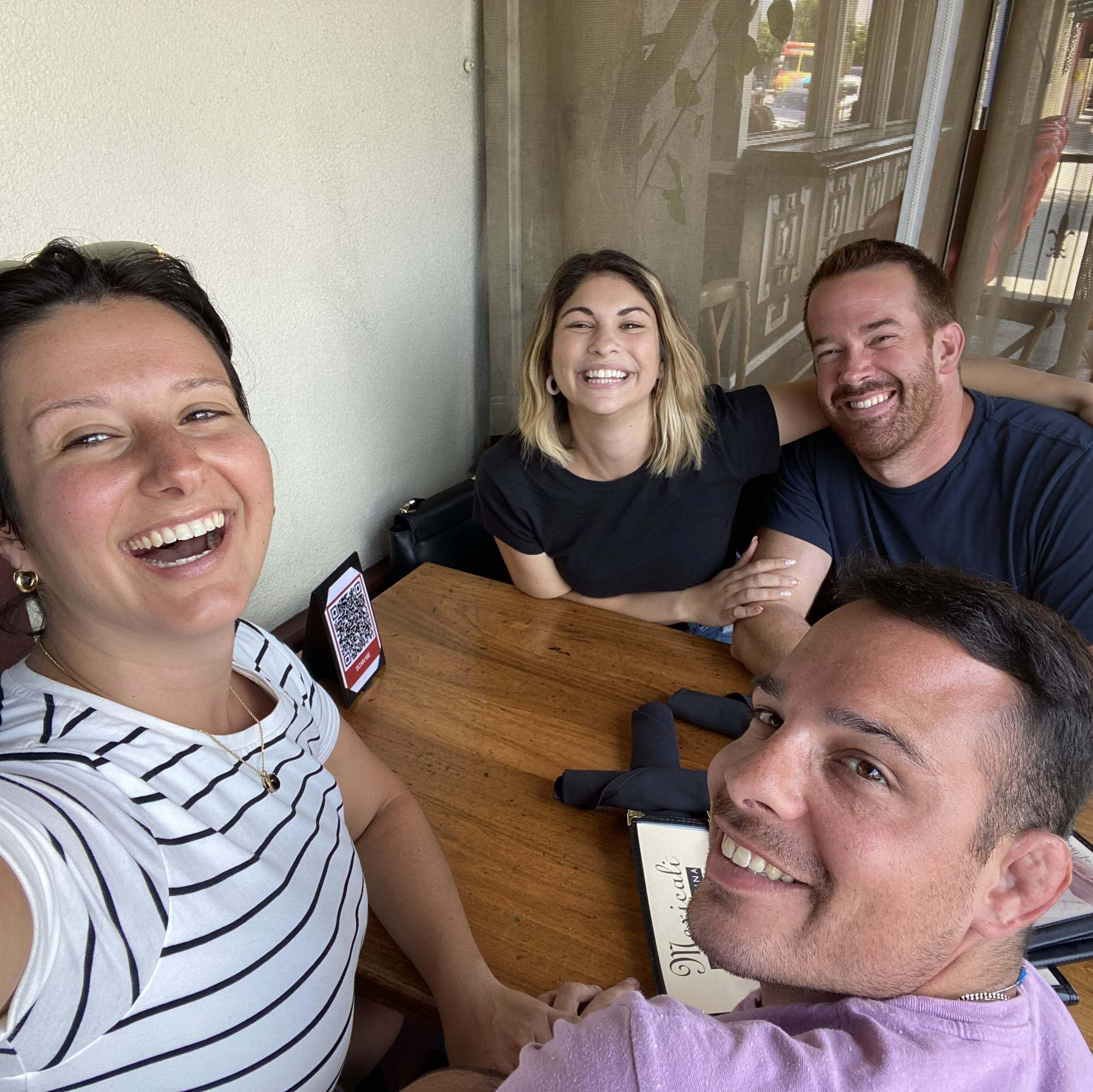 Traveling to CA and together and got to see Besties Brittany and Jake!