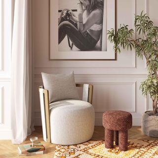 Paolo Textured Weave Swivel Chair