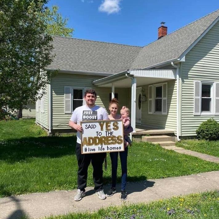 We said yes to the address and bought our first home together!