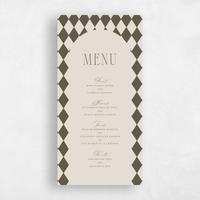 Green Wedding Menu - Anara