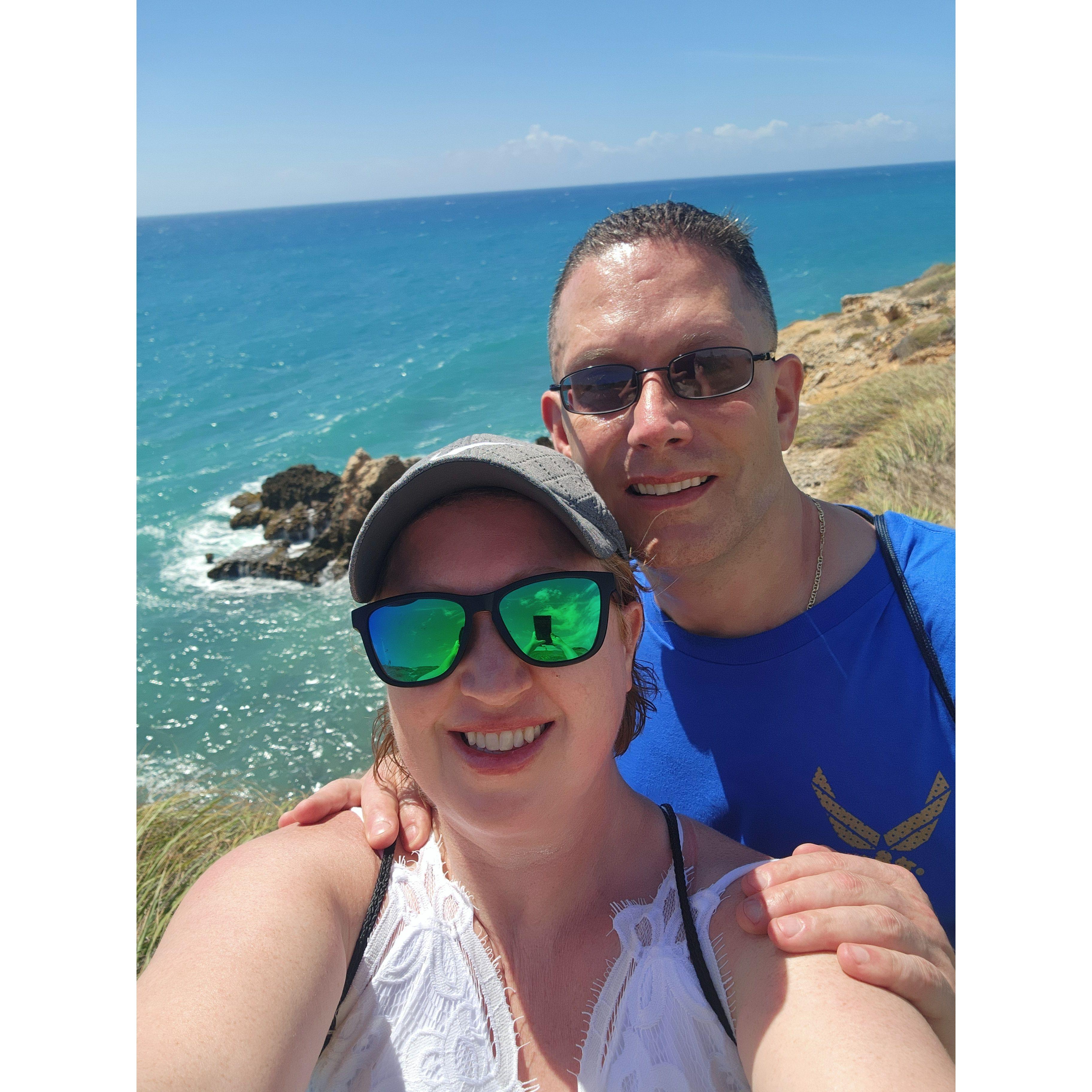 At Cabo Rojo, Puerto Rico this past February