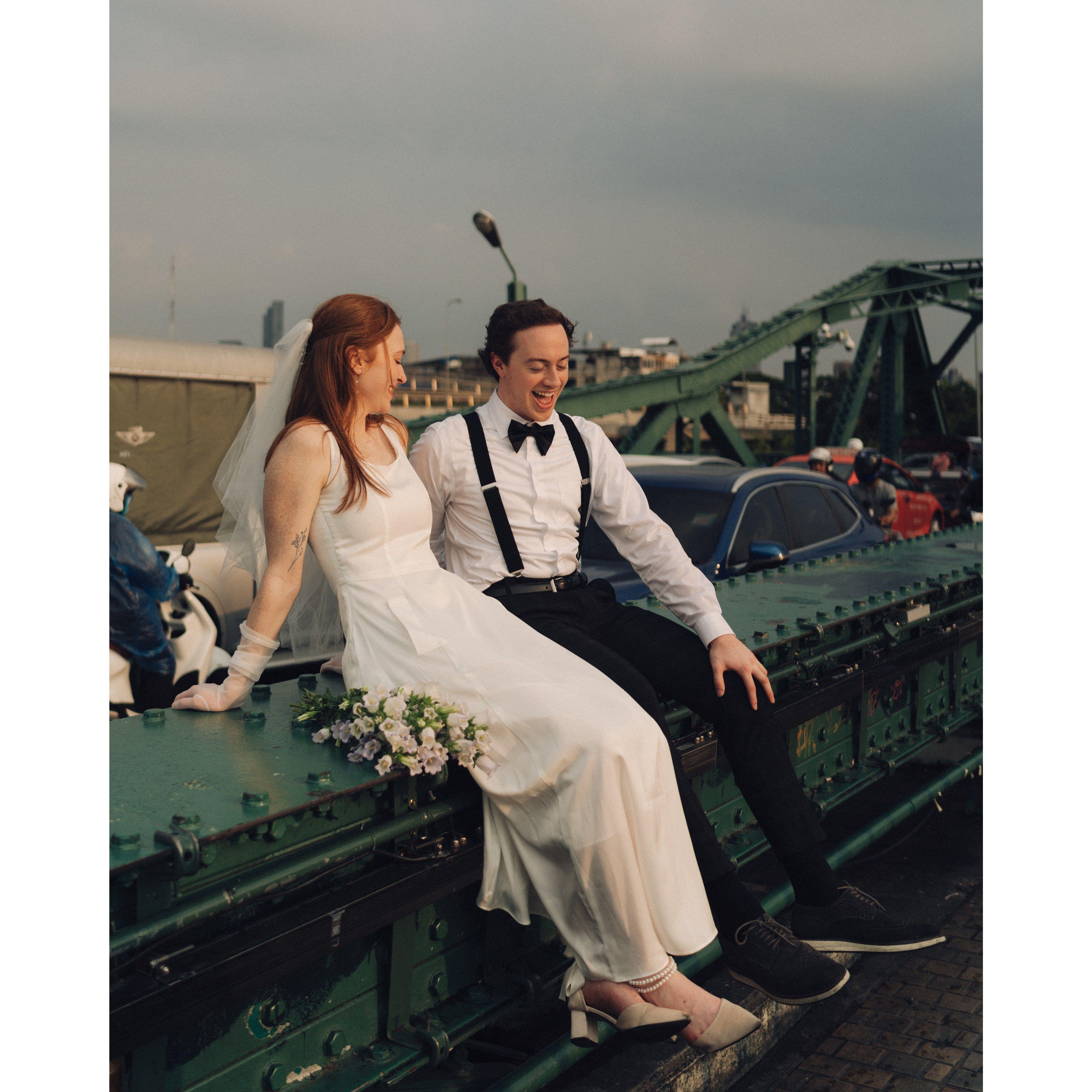 our engagement photos in Bangkok :)