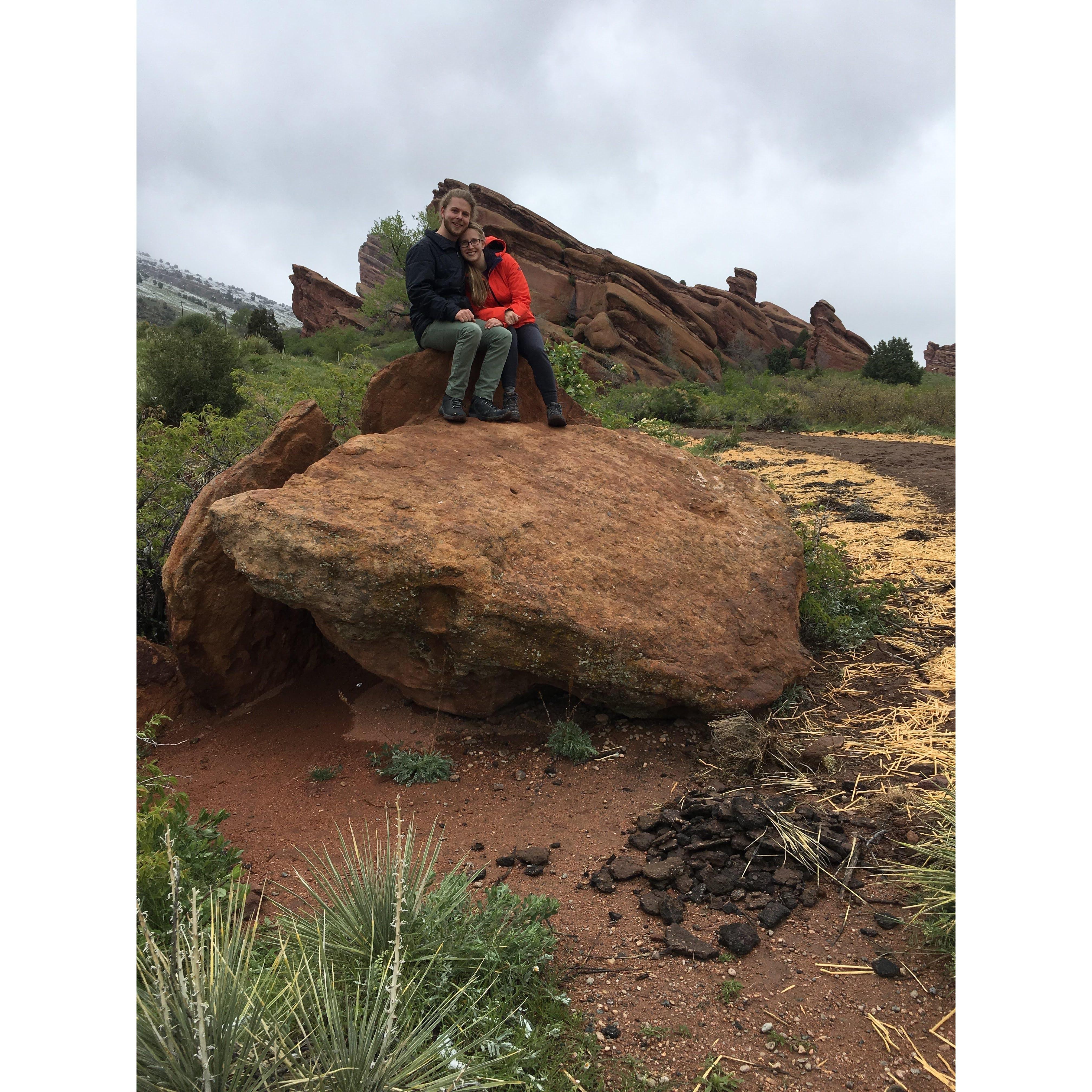 A hike at Red Rocks, Colorado! Florence and the Machine was warming up for a show that night at the amphitheater, so our hike had intermittent musical accompaniment.